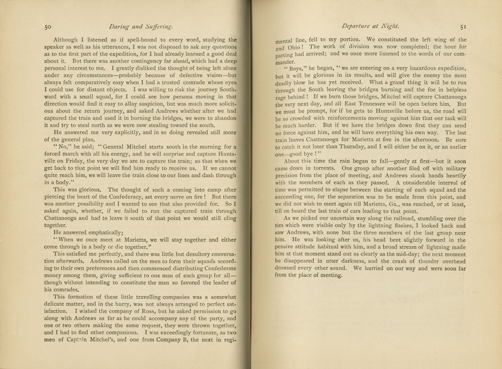 Daring and Suffering