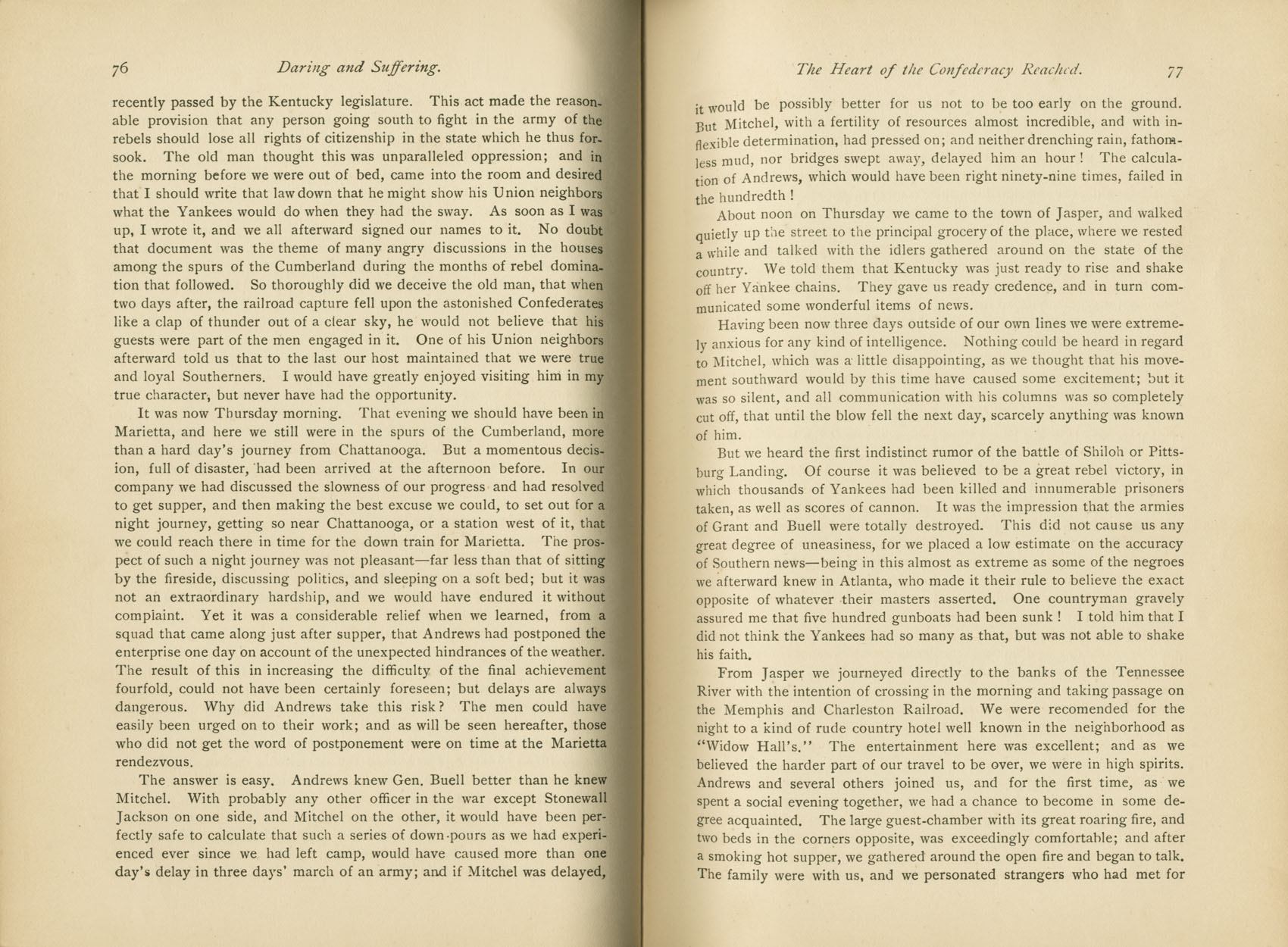 Daring and Suffering