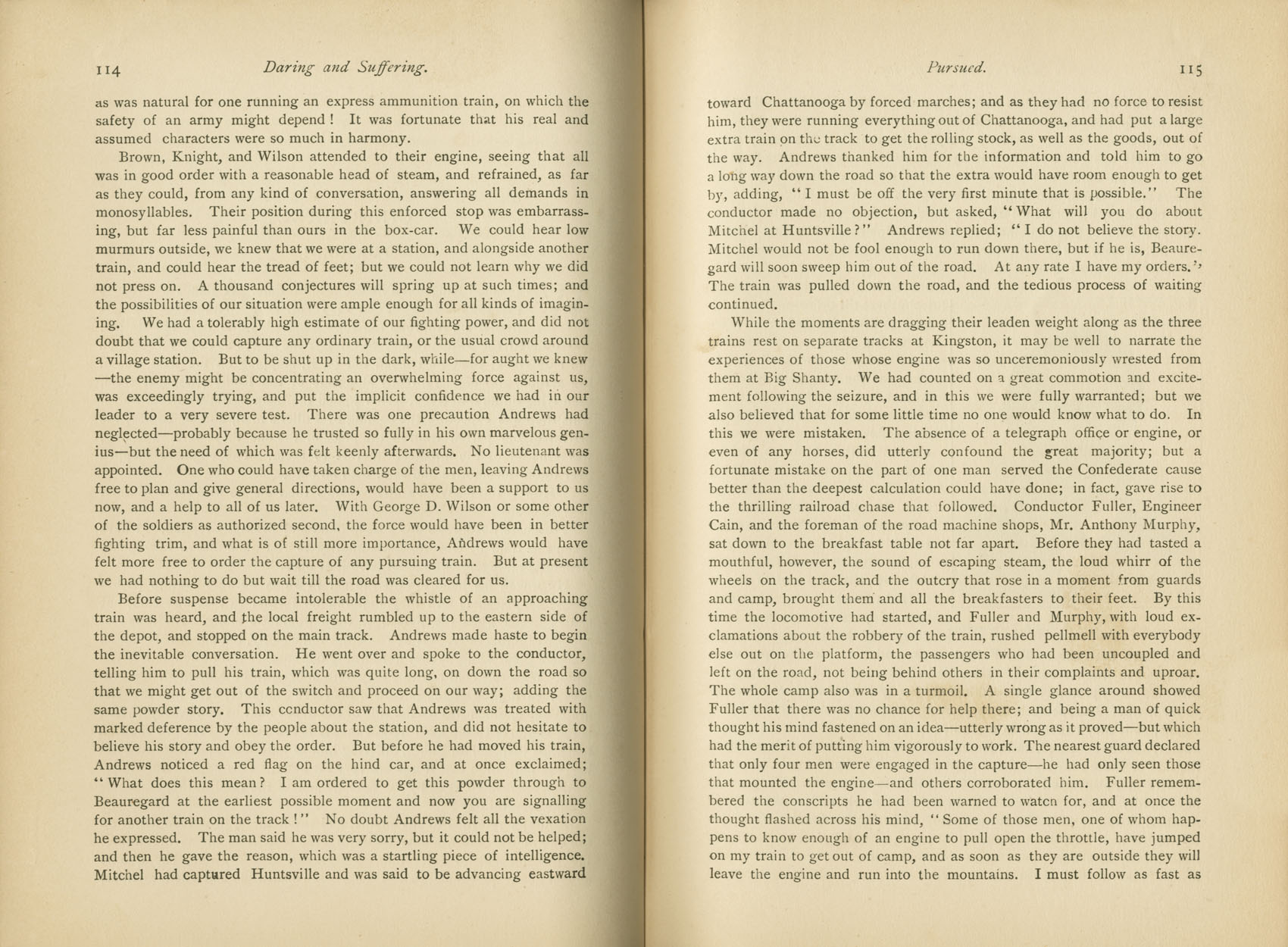 Daring and Suffering