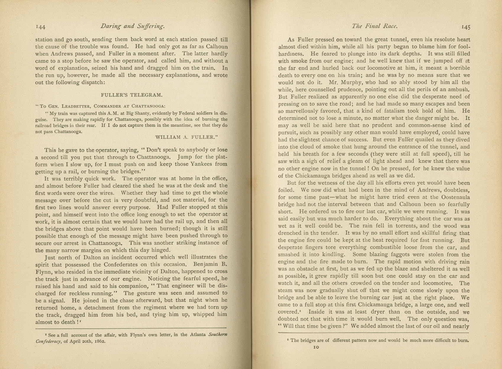 Daring and Suffering