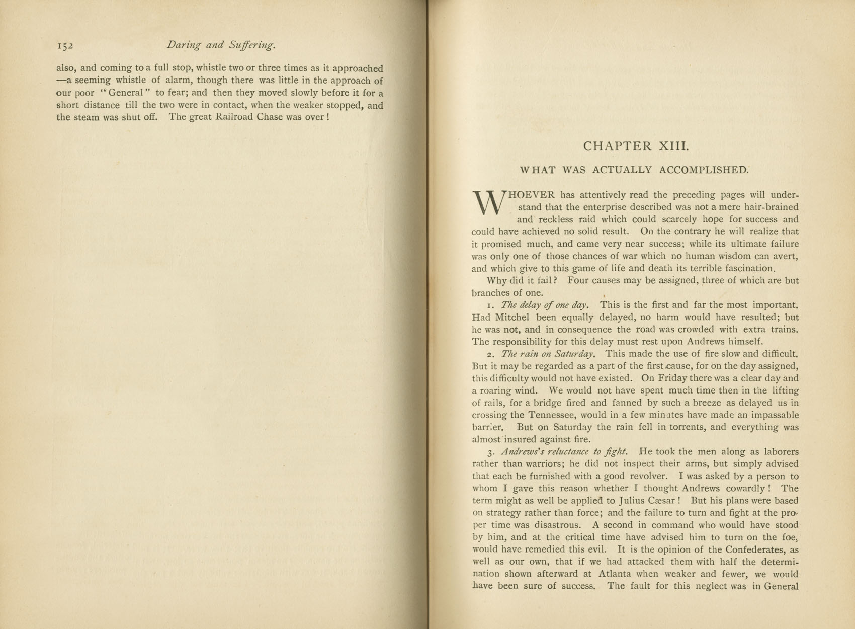 Daring and Suffering