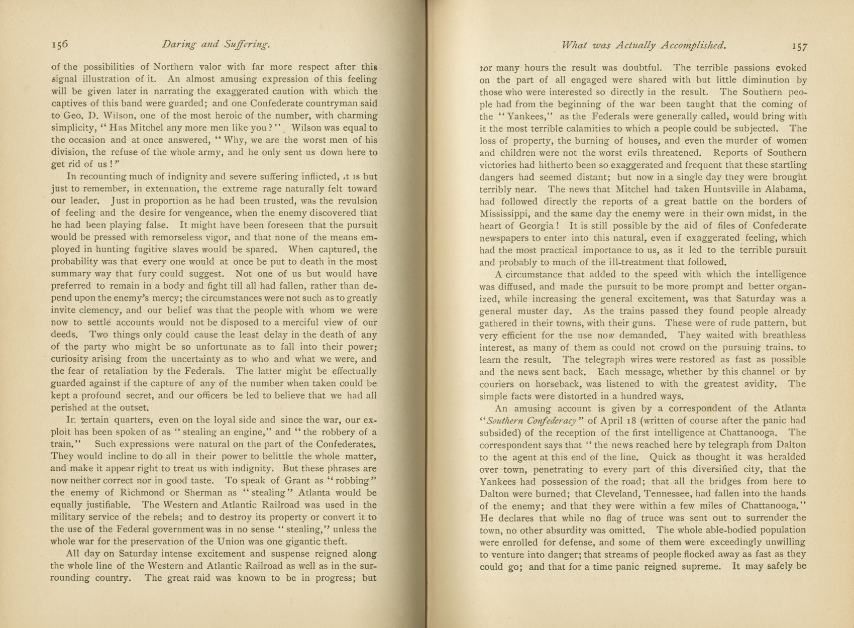 Daring and Suffering