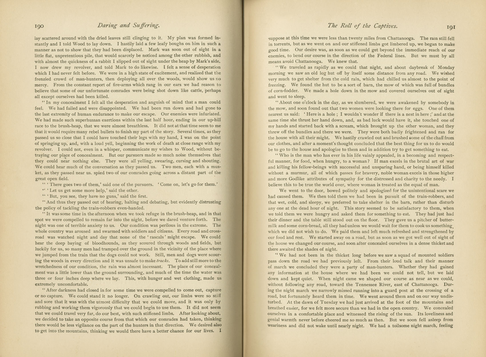 Daring and Suffering