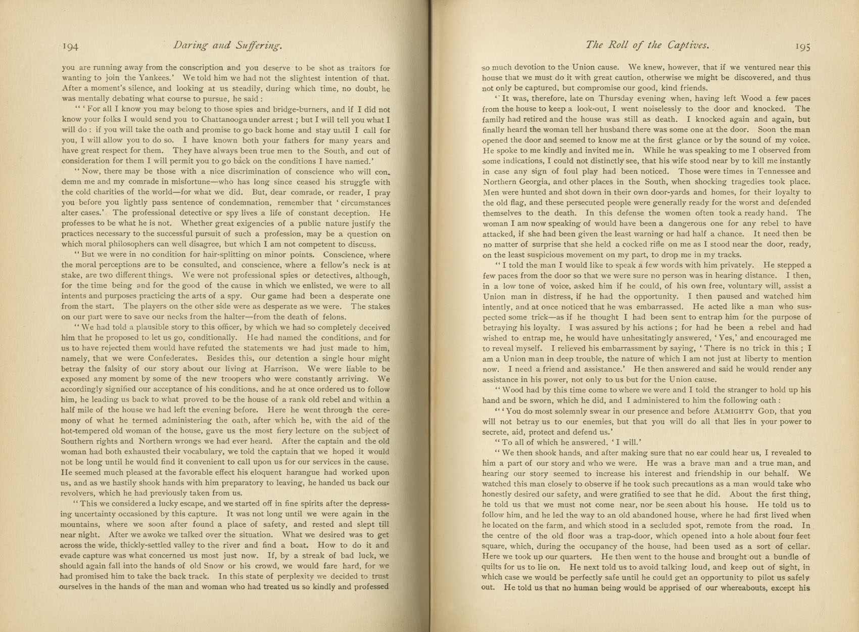 Daring and Suffering