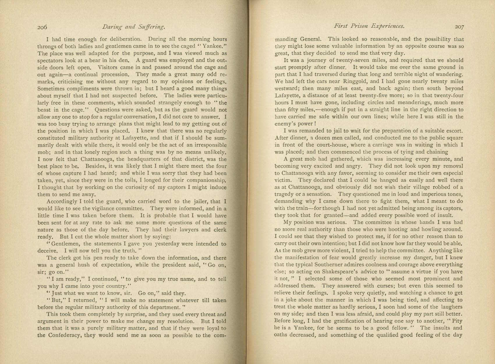 Daring and Suffering