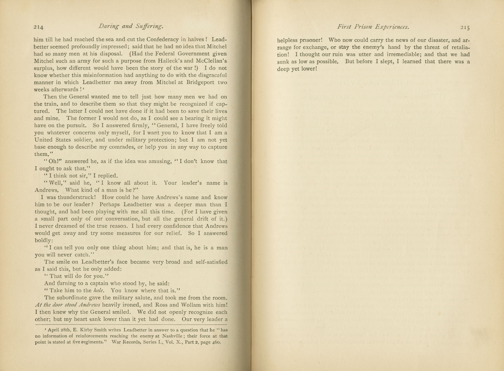 Daring and Suffering