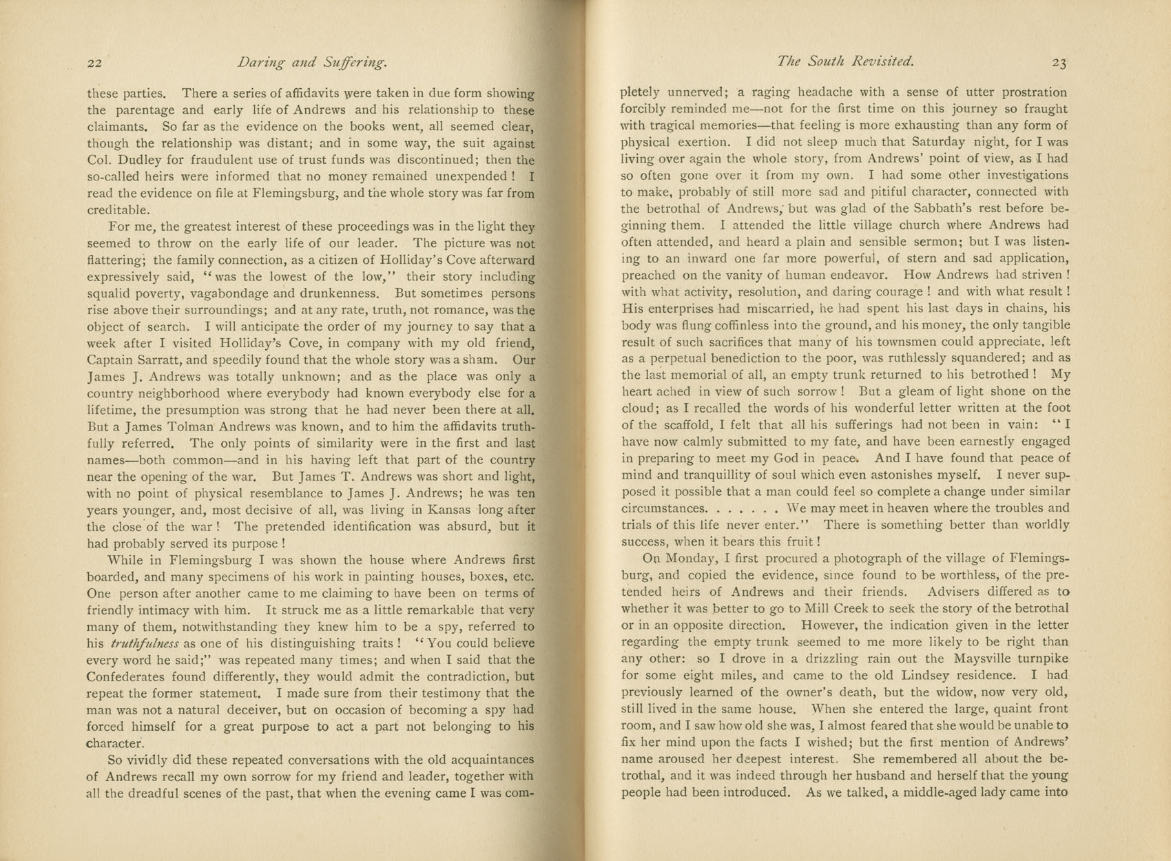 Daring and Suffering