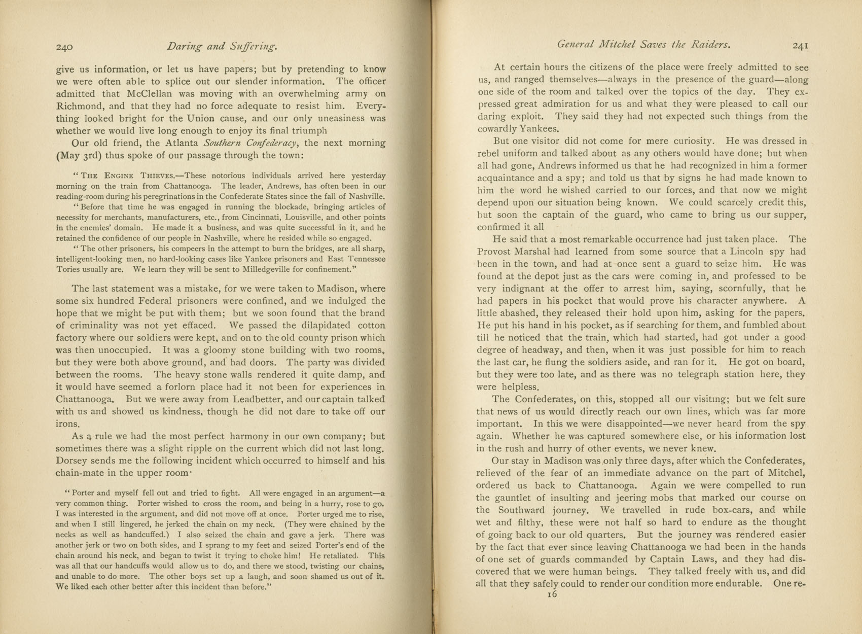 Daring and Suffering