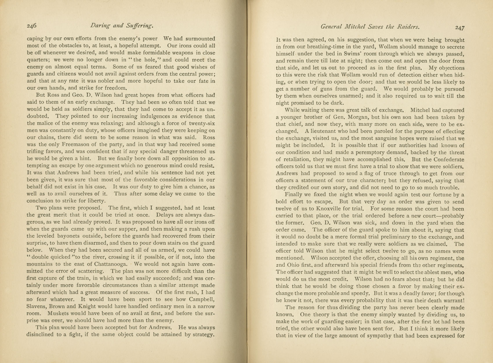 Daring and Suffering