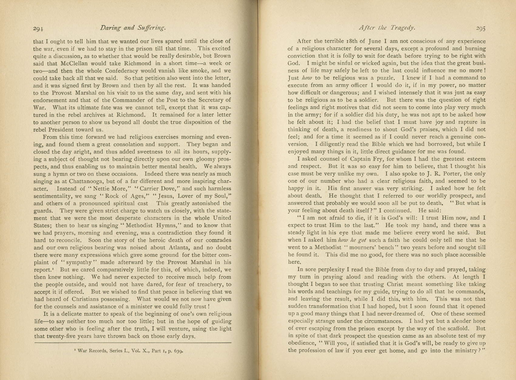 Daring and Suffering