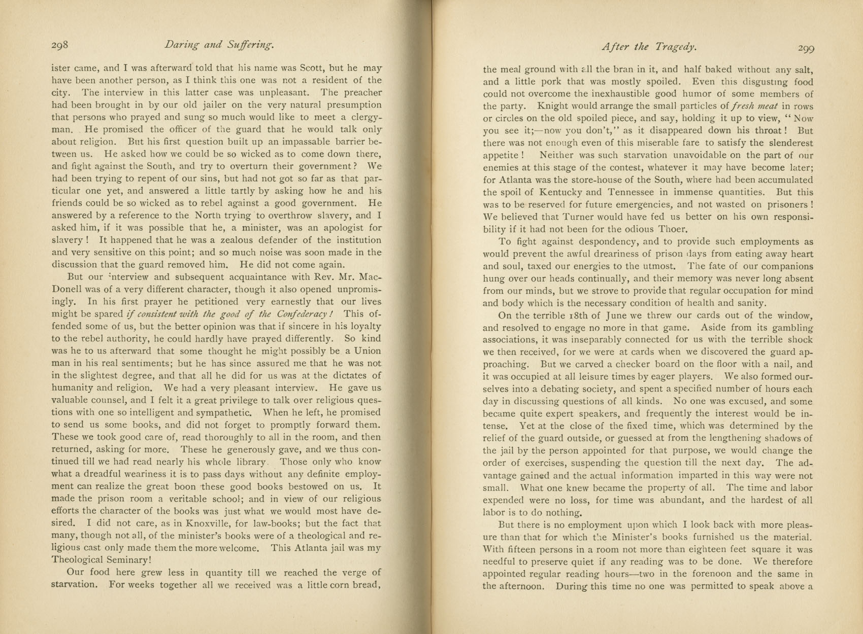 Daring and Suffering