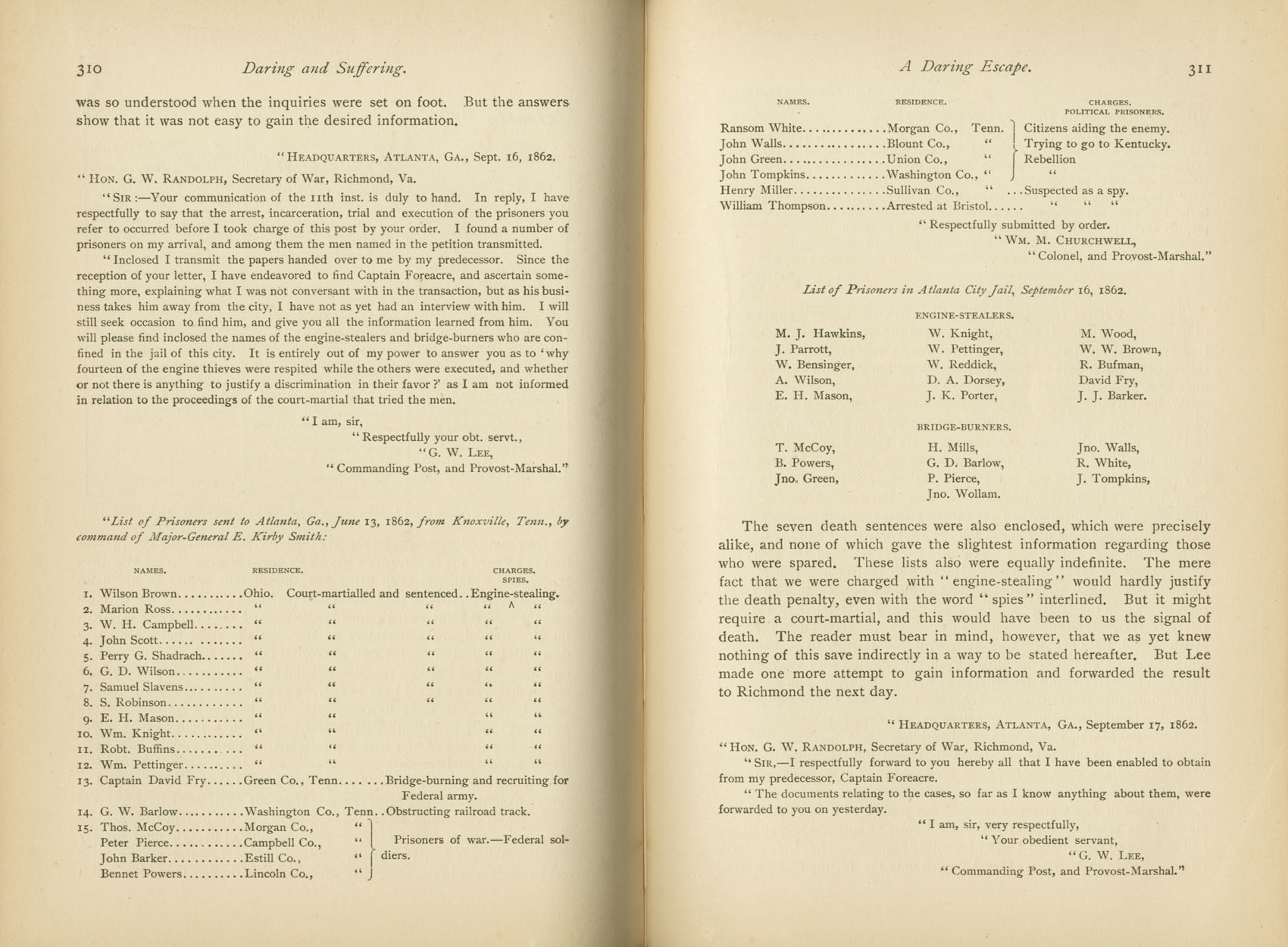 Daring and Suffering