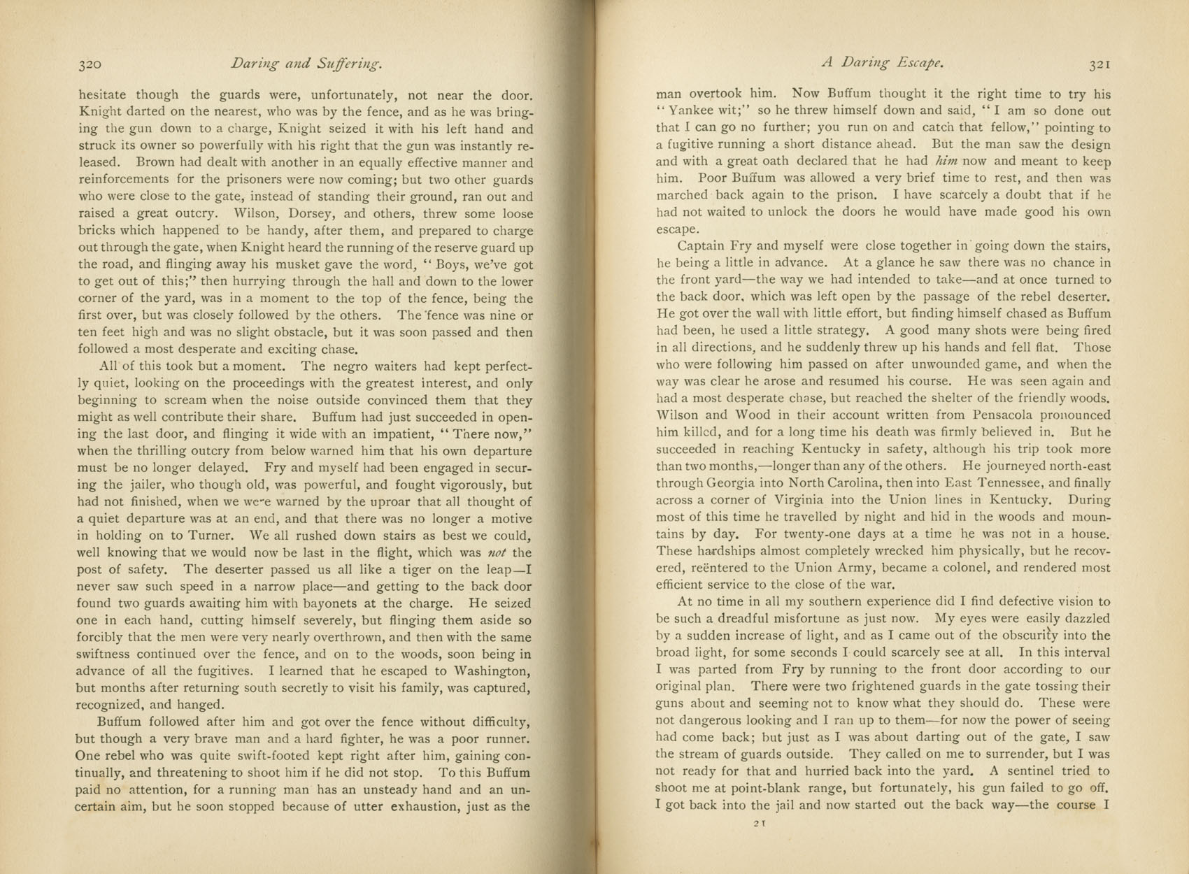 Daring and Suffering