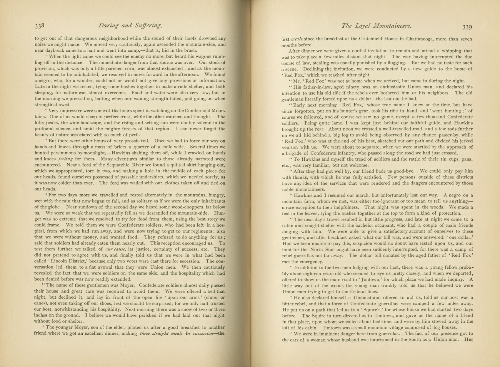 Daring and Suffering