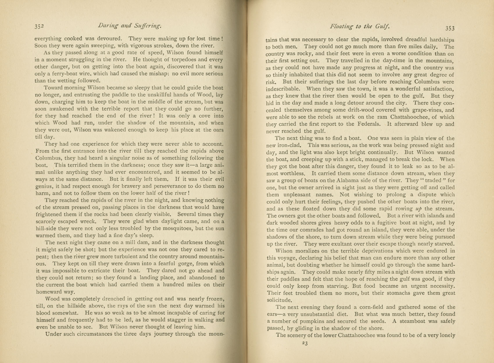 Daring and Suffering