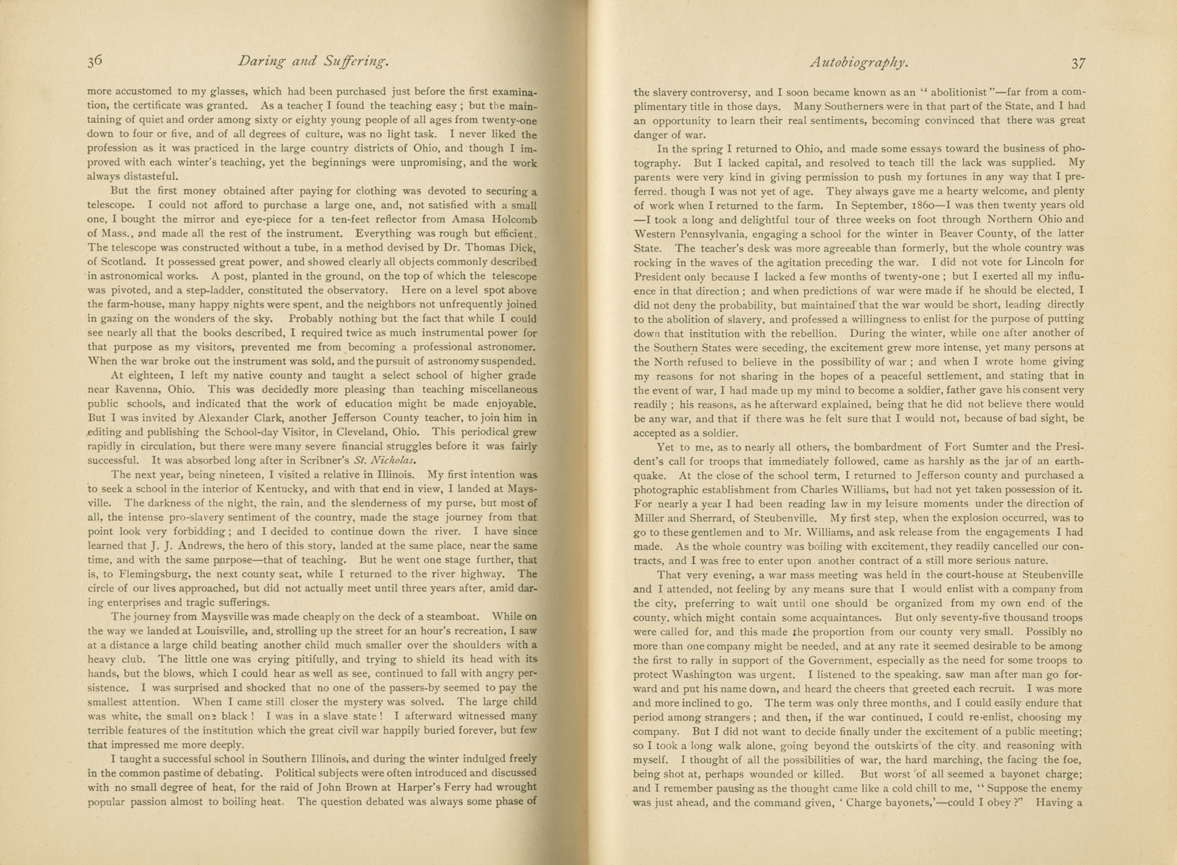 Daring and Suffering