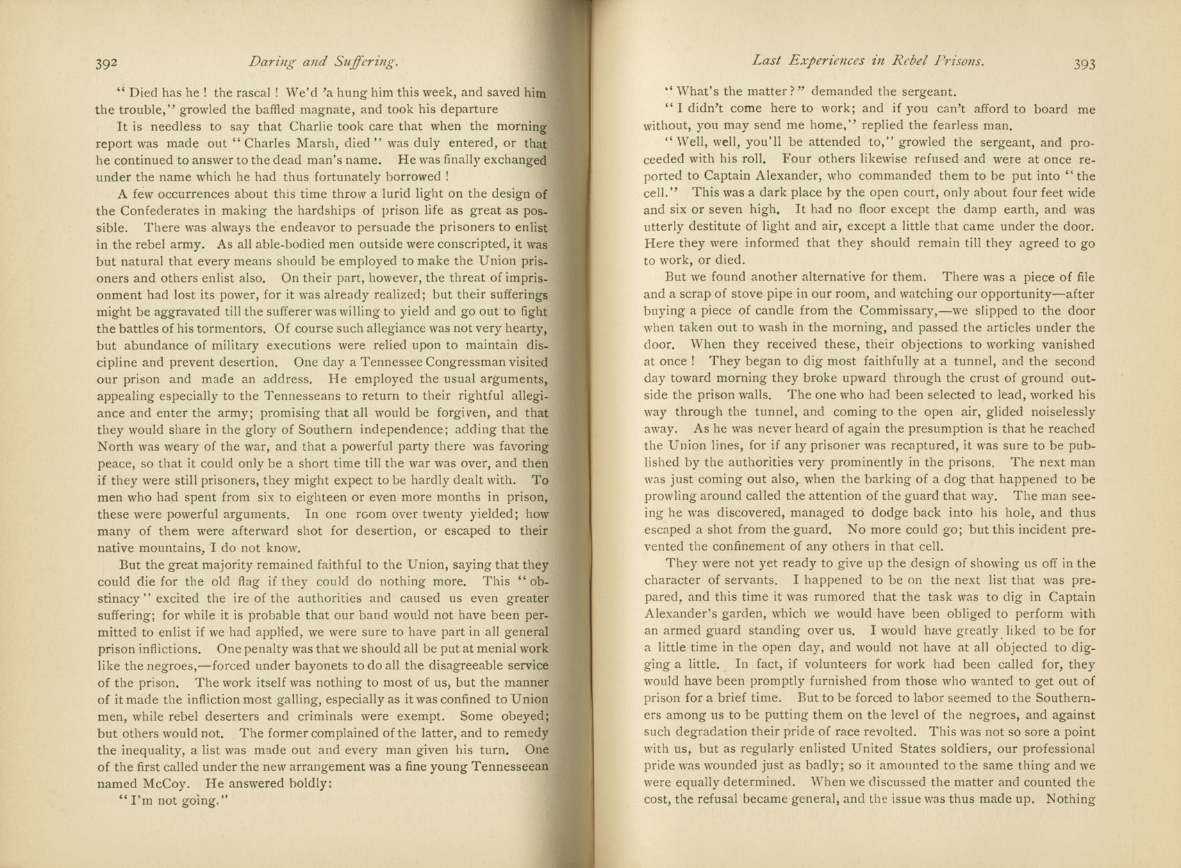 Daring and Suffering