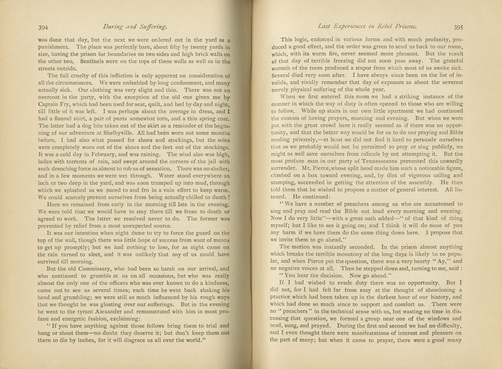 Daring and Suffering