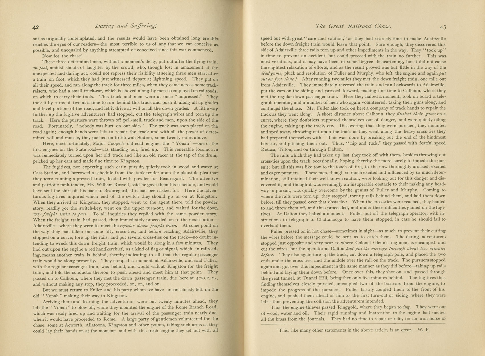 Daring and Suffering