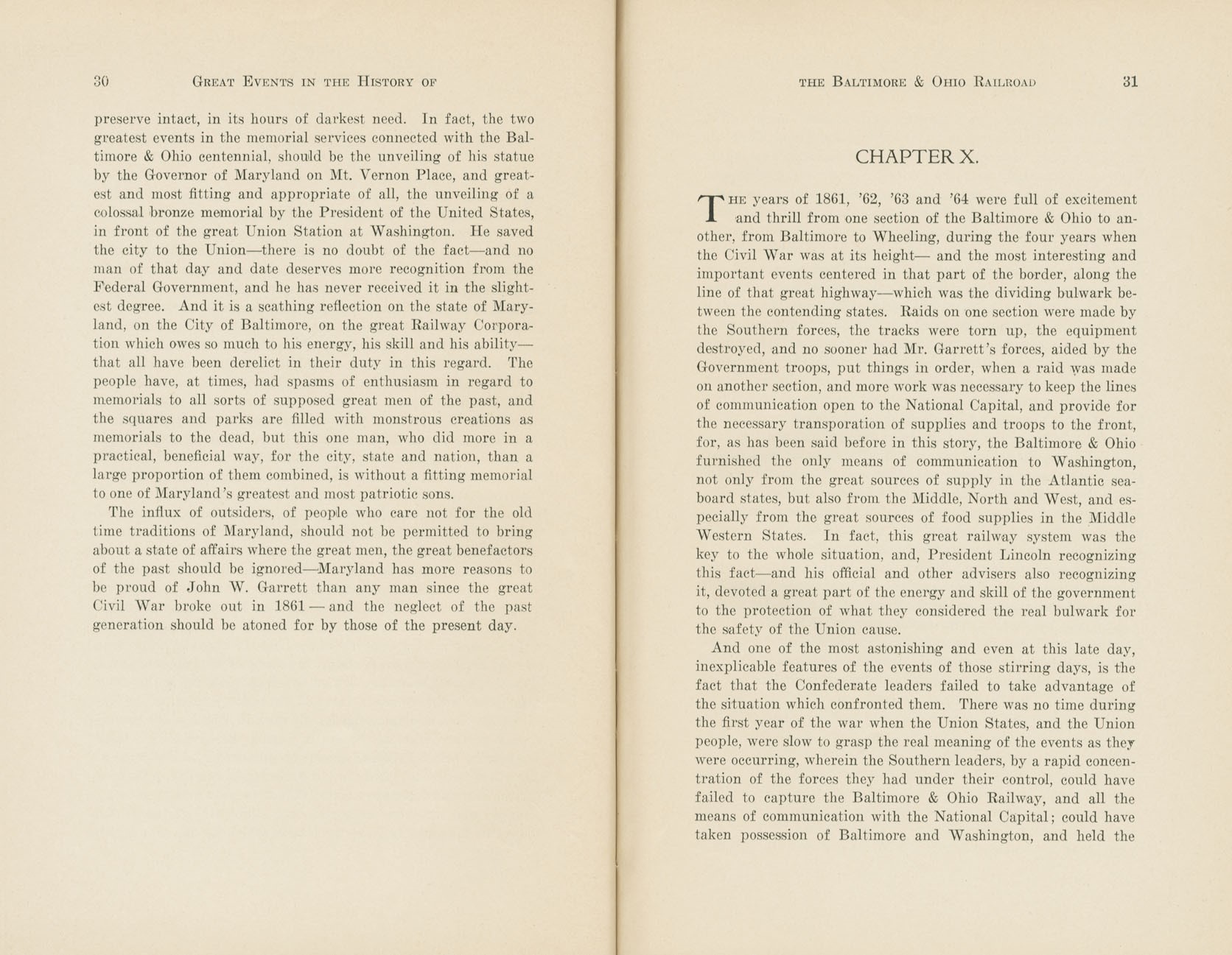 Graphic Sketches from the History of the B&O