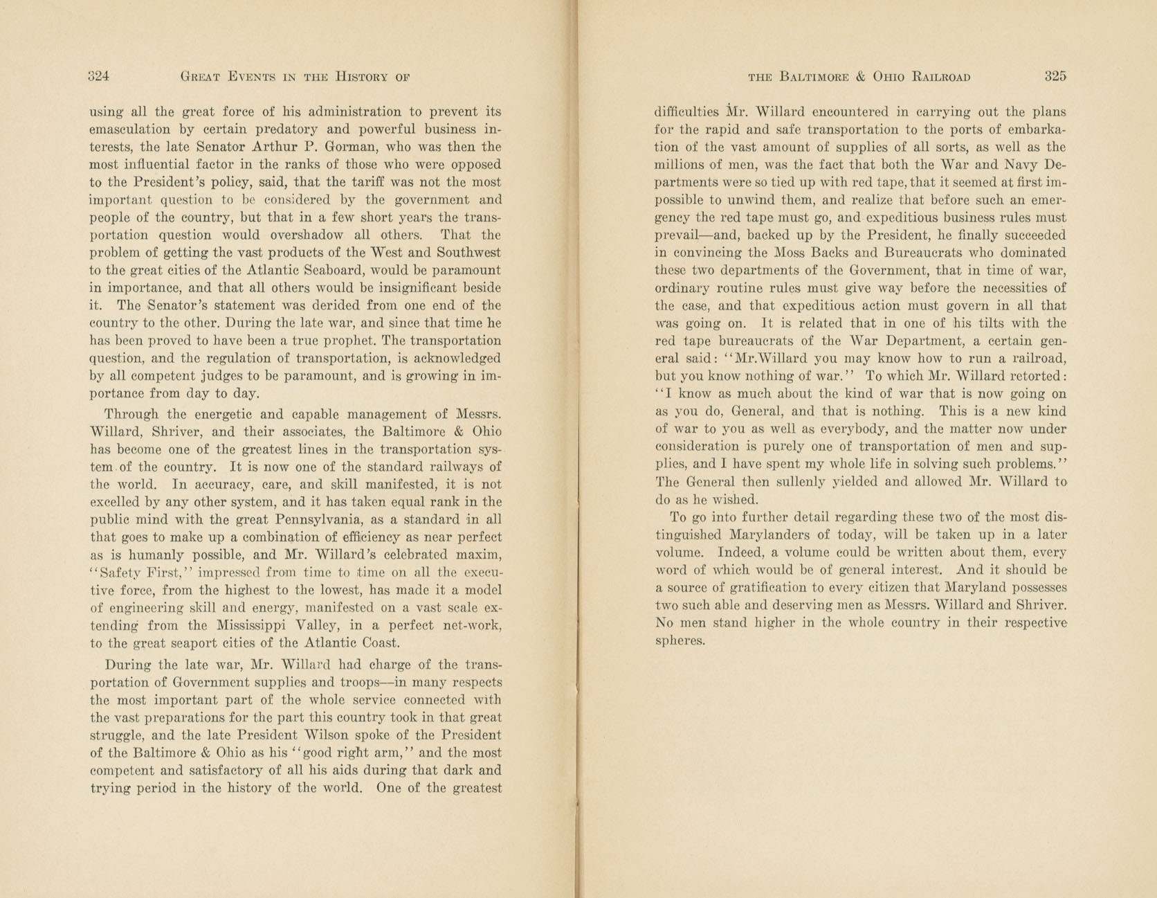 Graphic Sketches from the History of the B&O