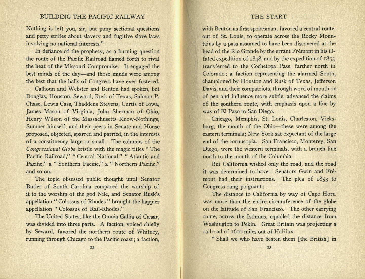 Building the Pacific Railway