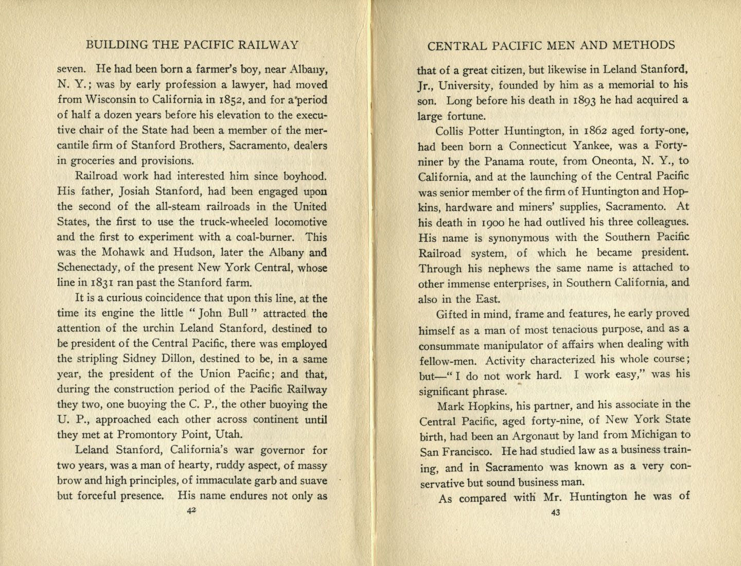 Building the Pacific Railway