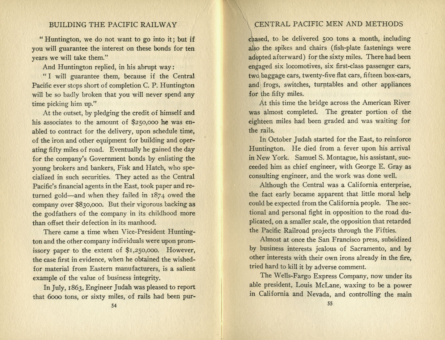 Building the Pacific Railway