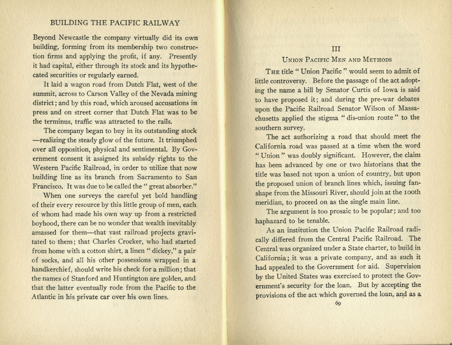 Building the Pacific Railway