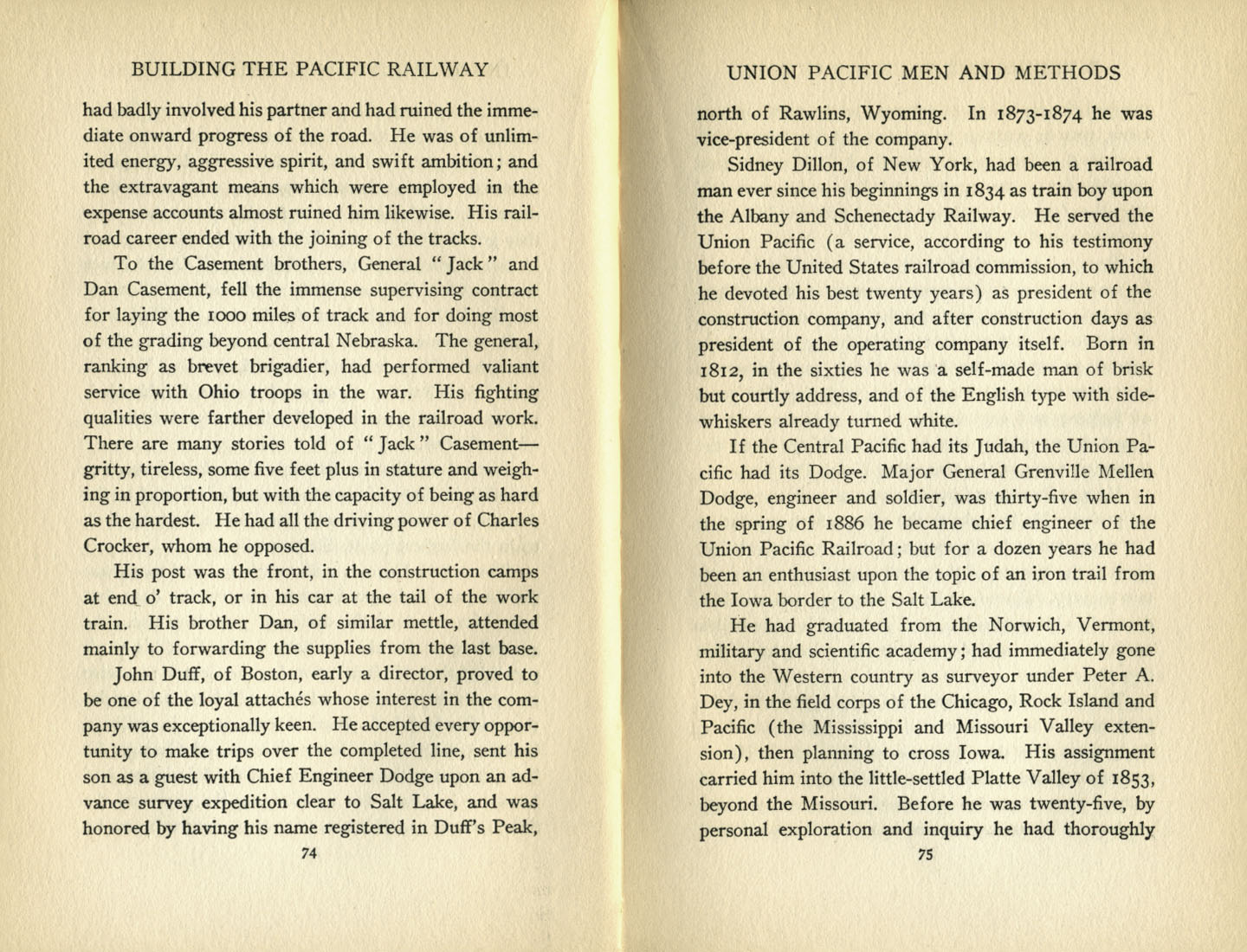 Building the Pacific Railway