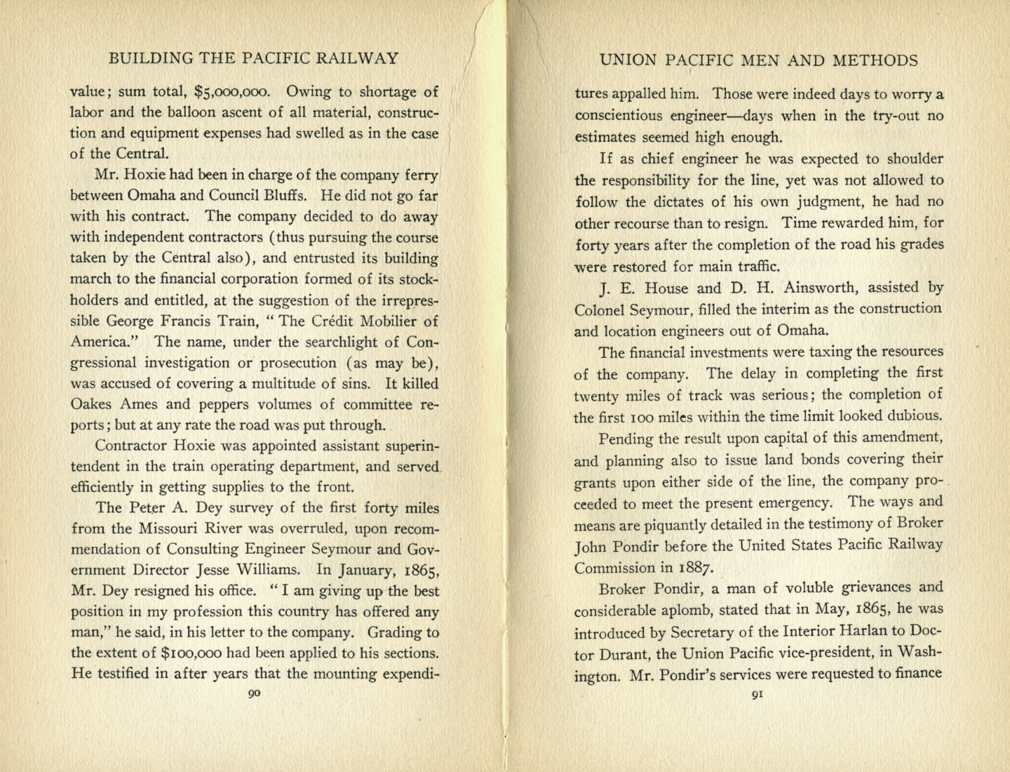 Building the Pacific Railway