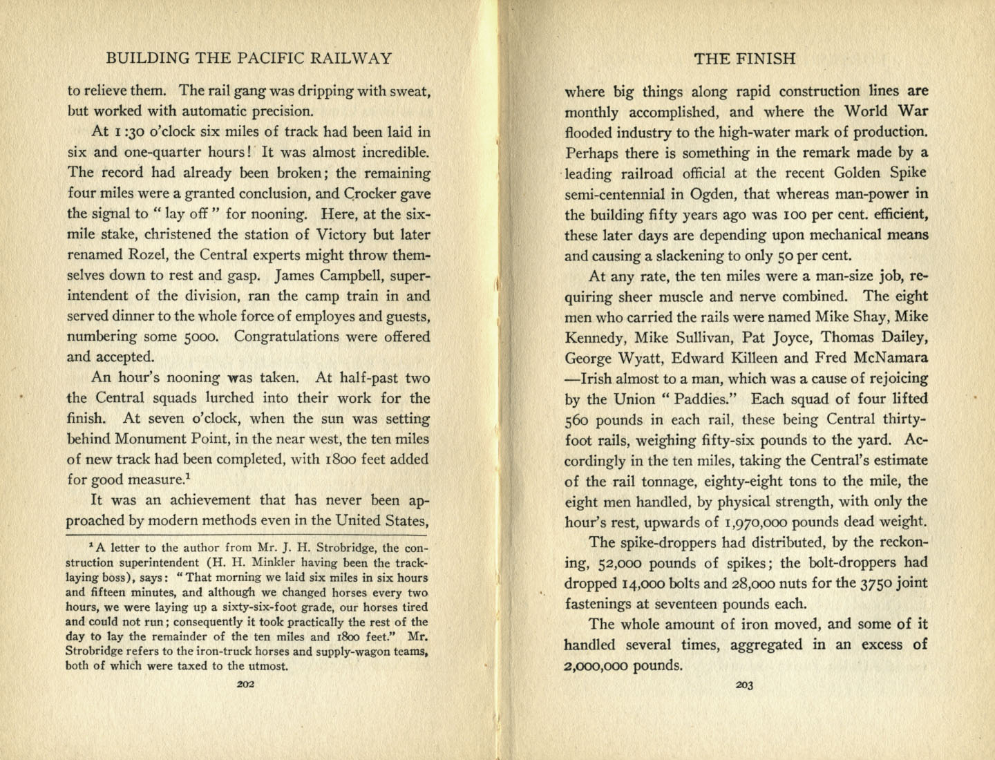 Building the Pacific Railway