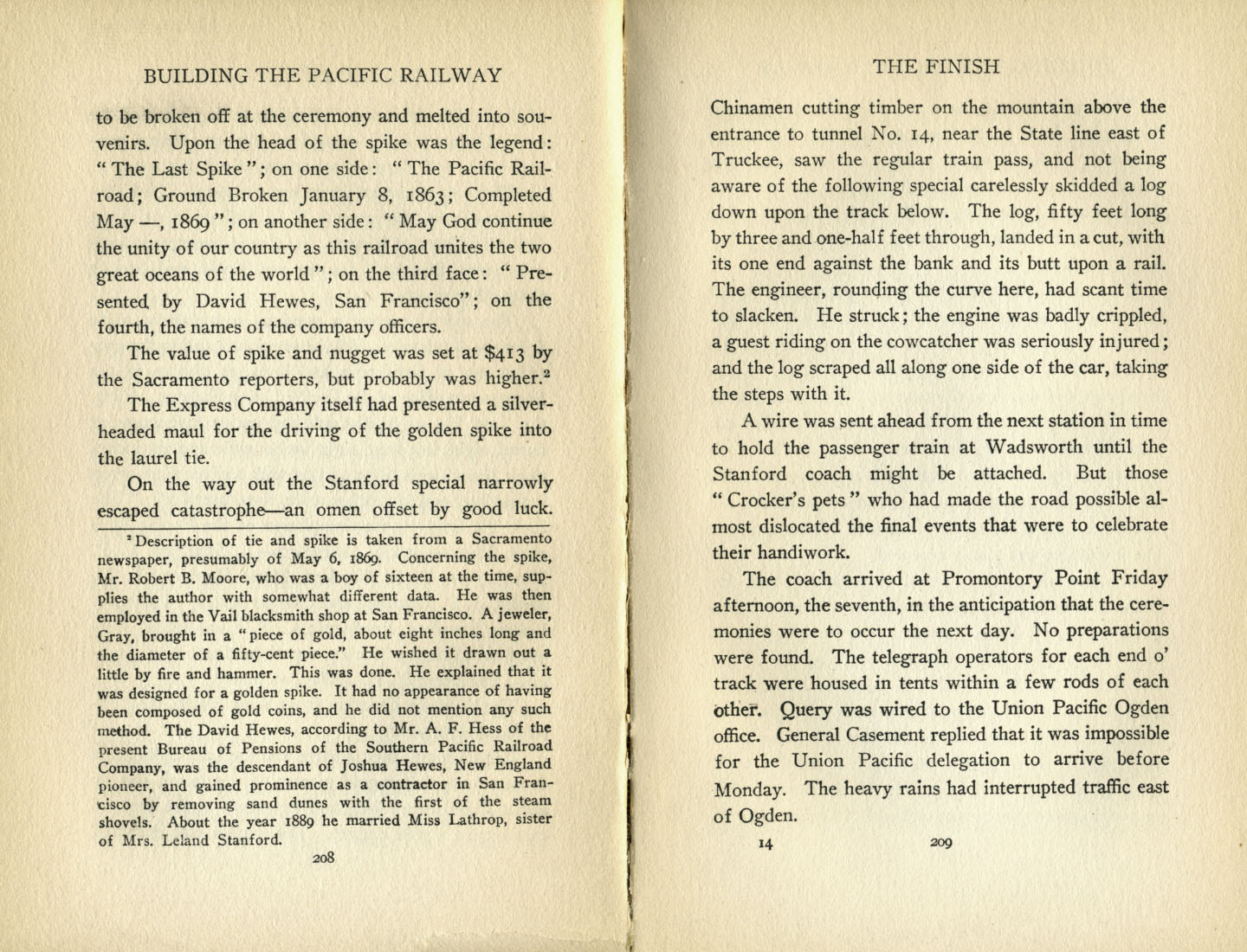 Building the Pacific Railway