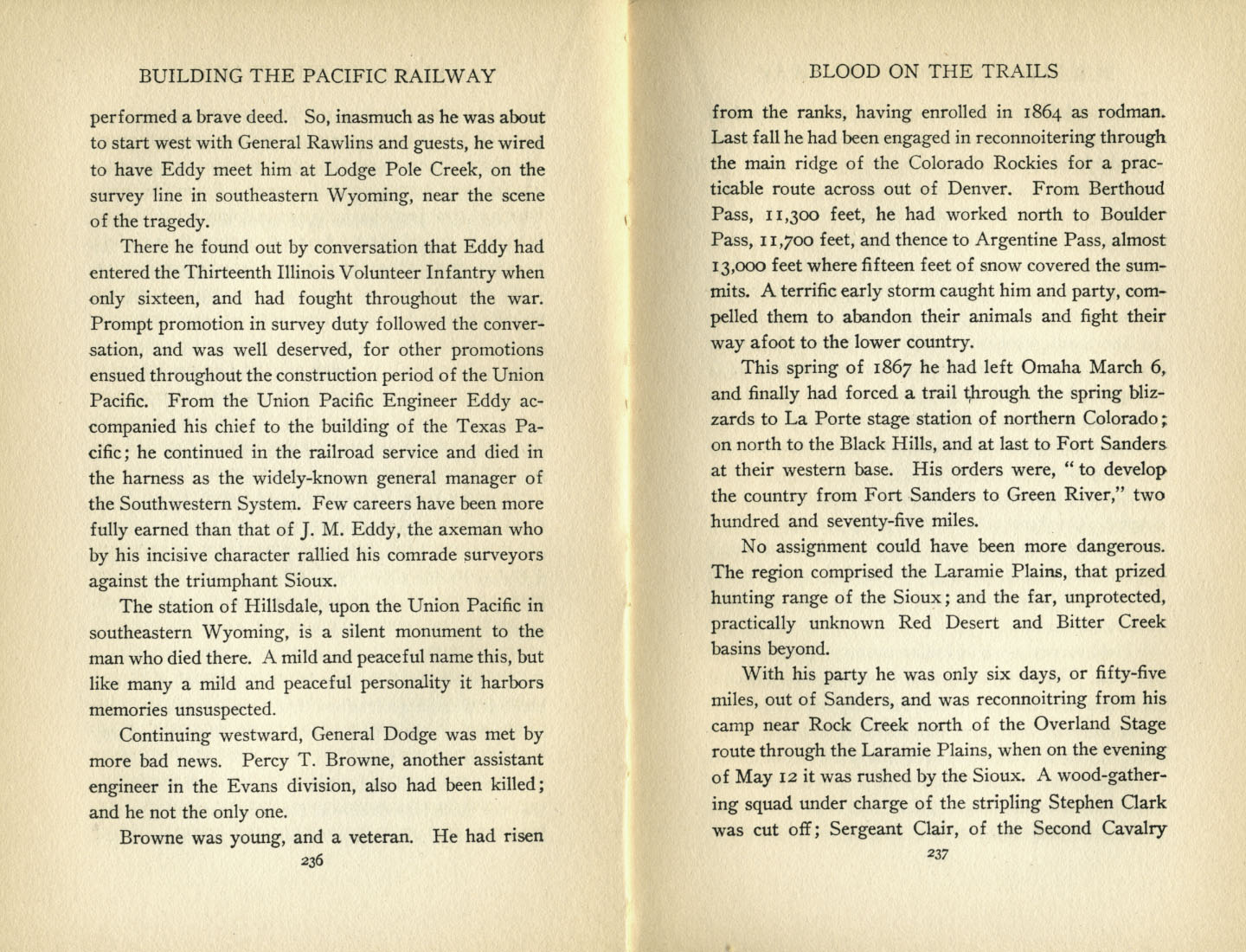 Building the Pacific Railway