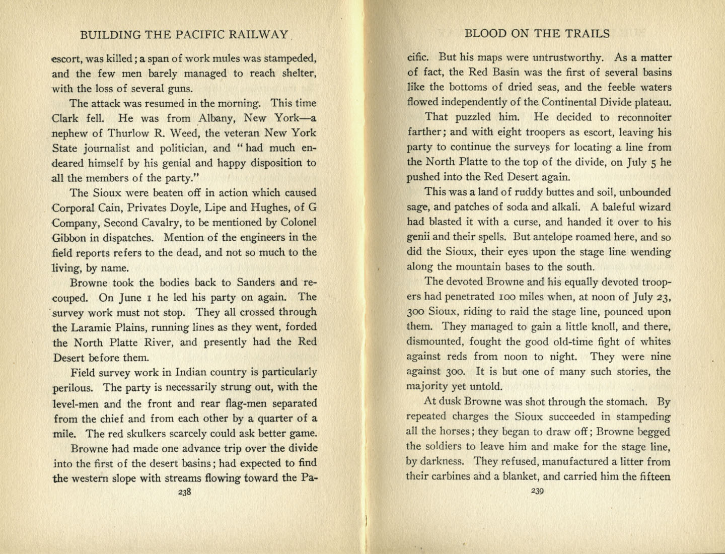 Building the Pacific Railway