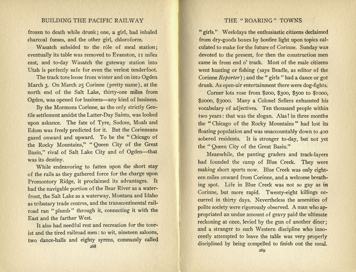 Building the Pacific Railway