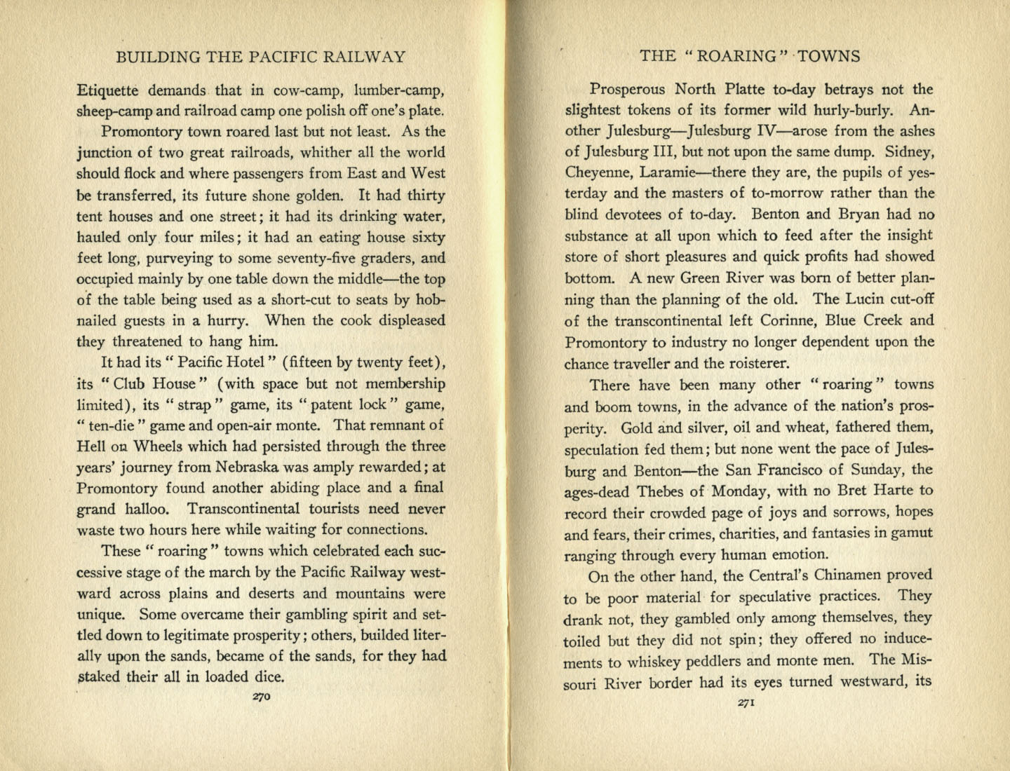Building the Pacific Railway