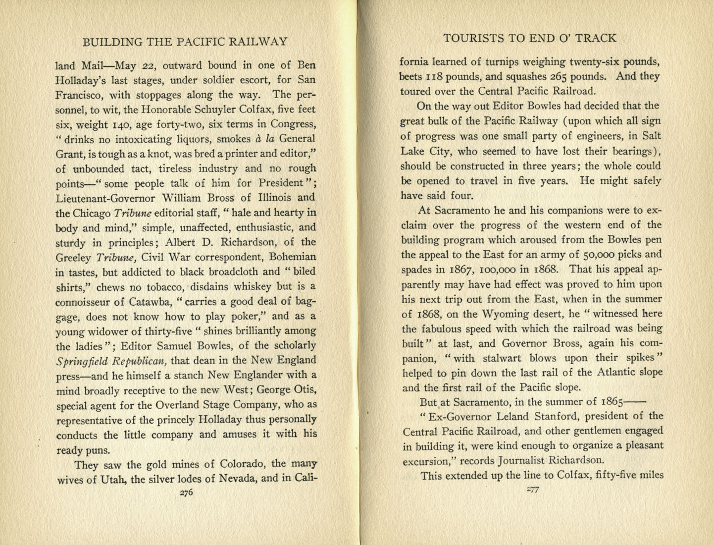 Building the Pacific Railway