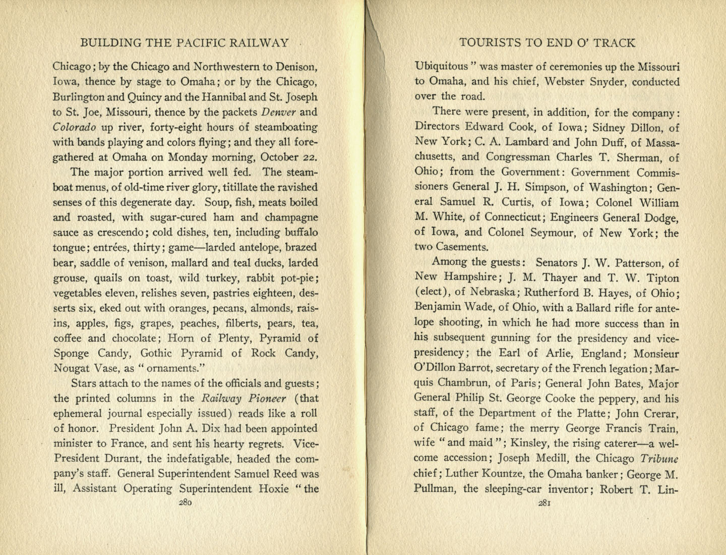 Building the Pacific Railway