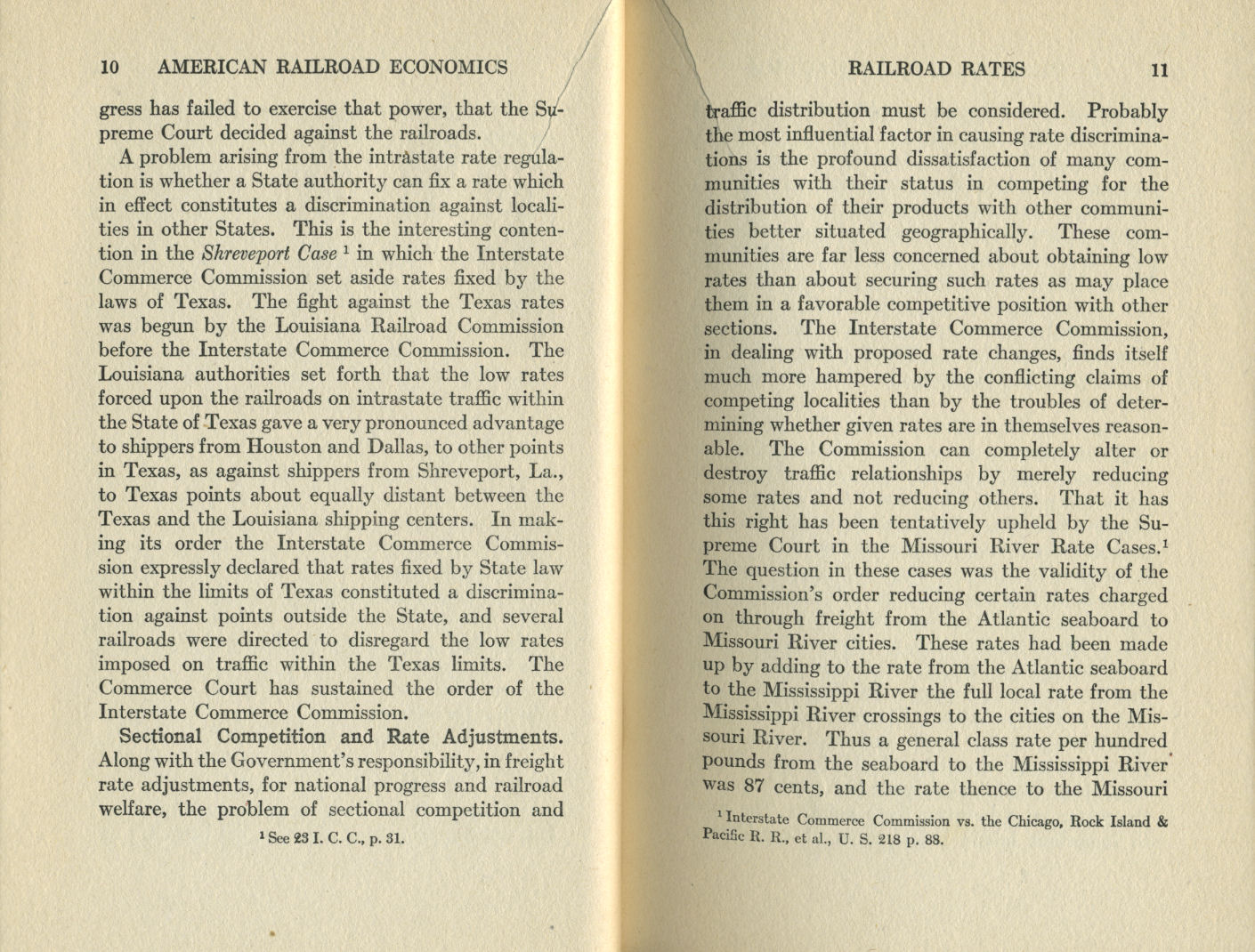 American Railroad Economics