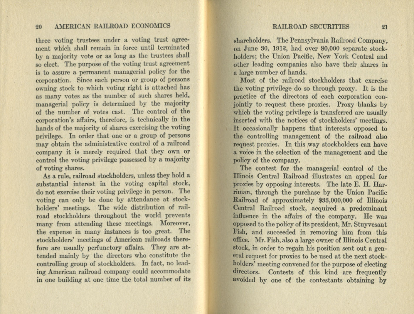 American Railroad Economics