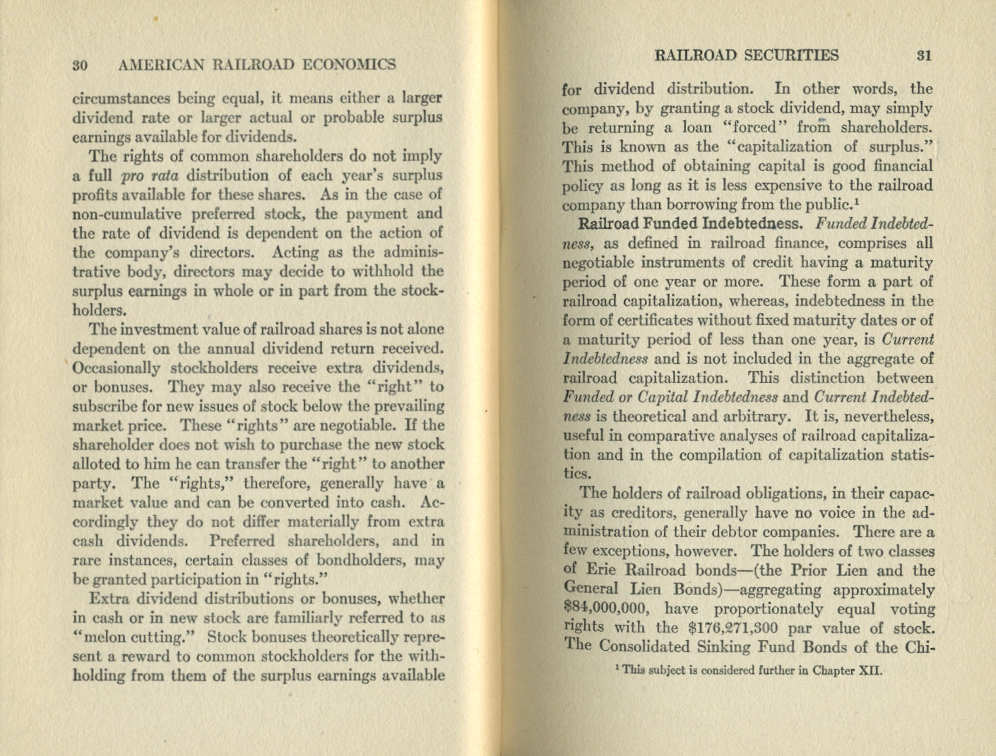 American Railroad Economics