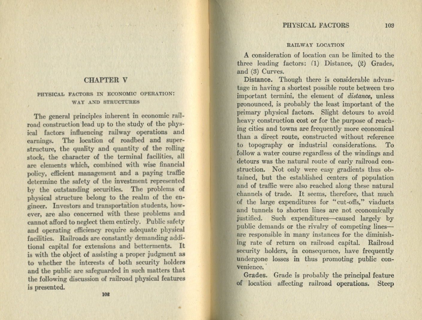 American Railroad Economics