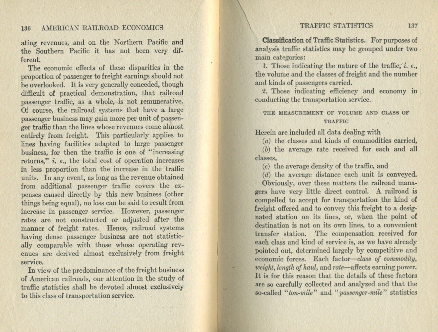 American Railroad Economics