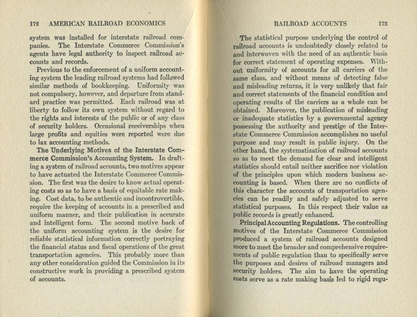 American Railroad Economics
