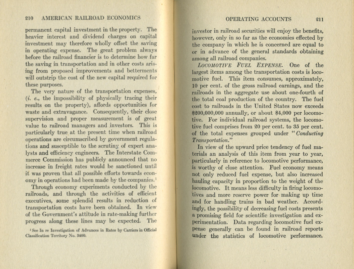 American Railroad Economics