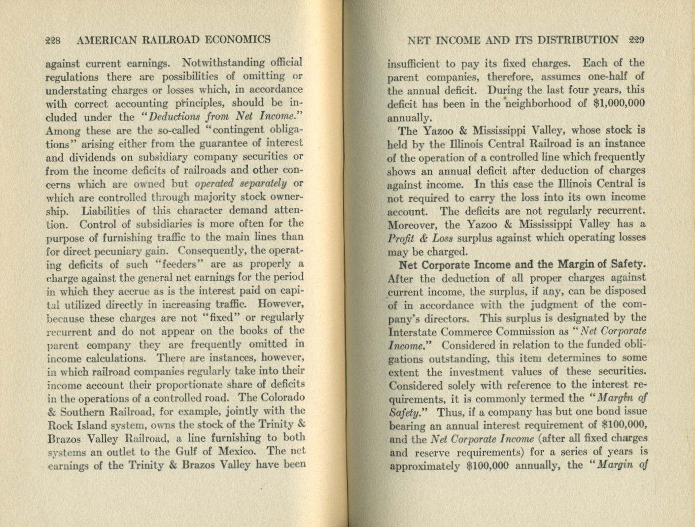 American Railroad Economics