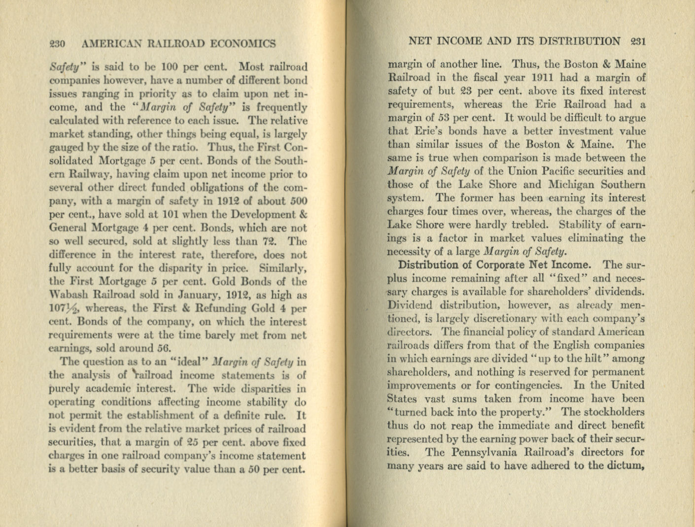 American Railroad Economics