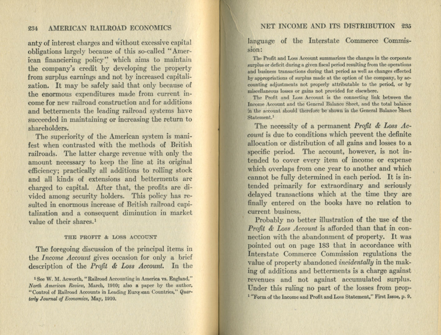 American Railroad Economics