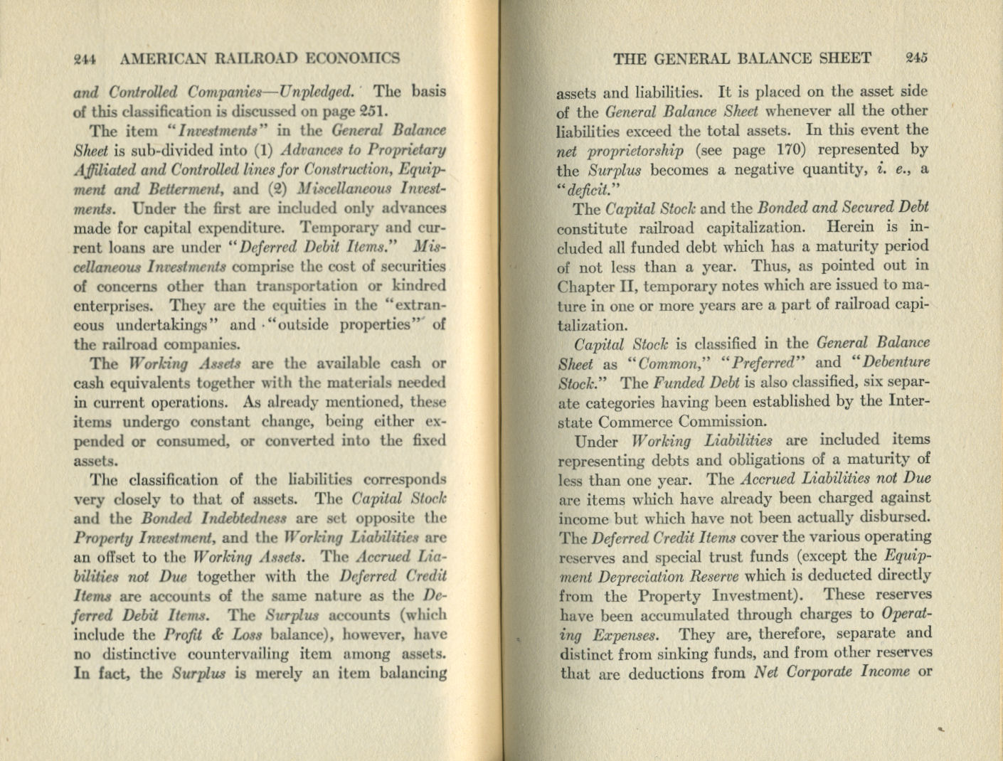 American Railroad Economics